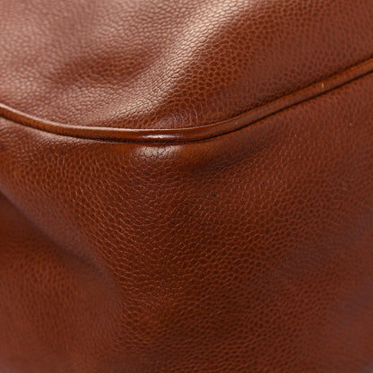Chanel Caviar CC Backpack Brown 8 of 14