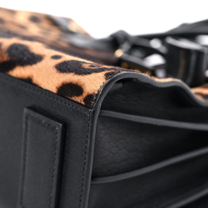 Saint Laurent Pony Effect Calfskin Leopard Print Baby Supple Sac De Jour 8 of 12
