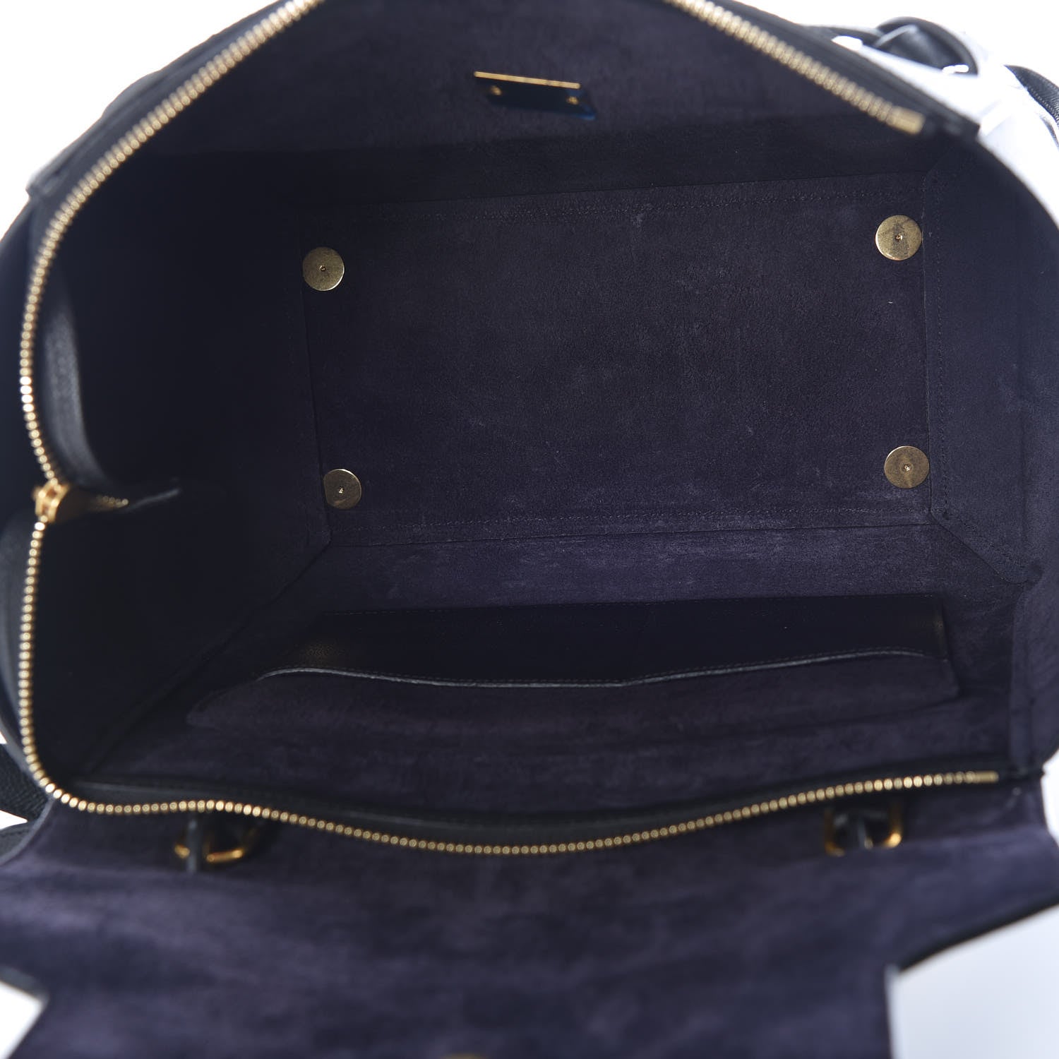 Celine Grained Calfskin Mini Belt Bag Black 7 of 8