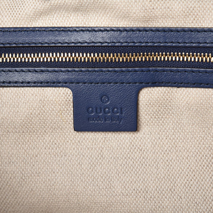 Gucci Patent Medium Soho Chain Shoulder Bag Uniform Blue 6 of 16