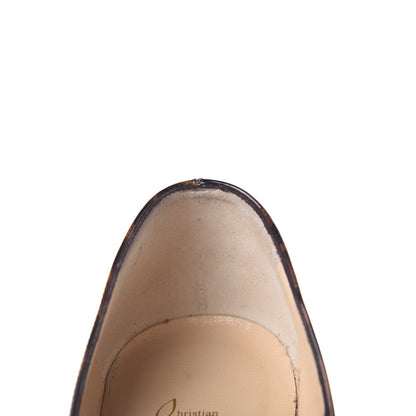 Christian Louboutin Patent Leopardino So Kate 120 Pumps 36.5 Brown 9 of 11