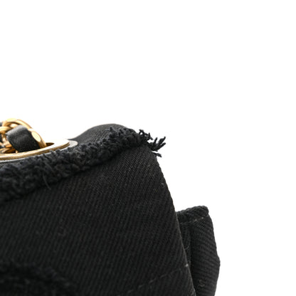 Chanel Denim Coco Jumbo Single Flap Black 12 of 13