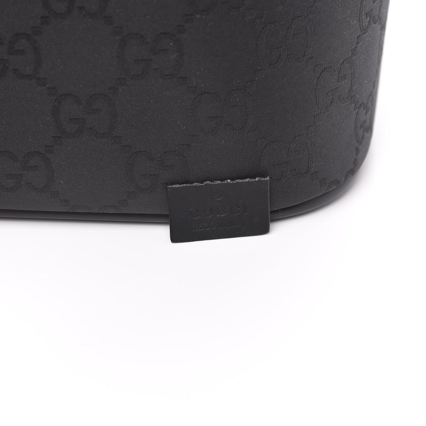 Nylon Monogram Vanity Cosmetic Case Black