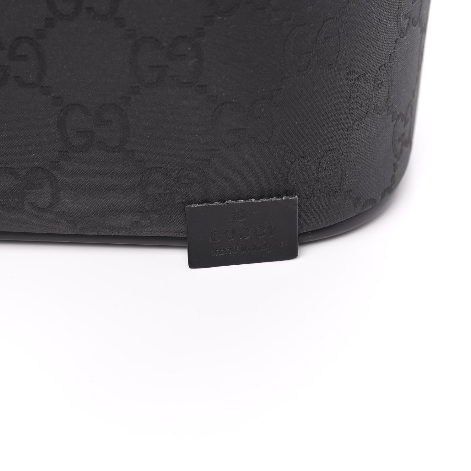 Gucci Nylon Monogram Vanity Cosmetic Case Black 6 of 12