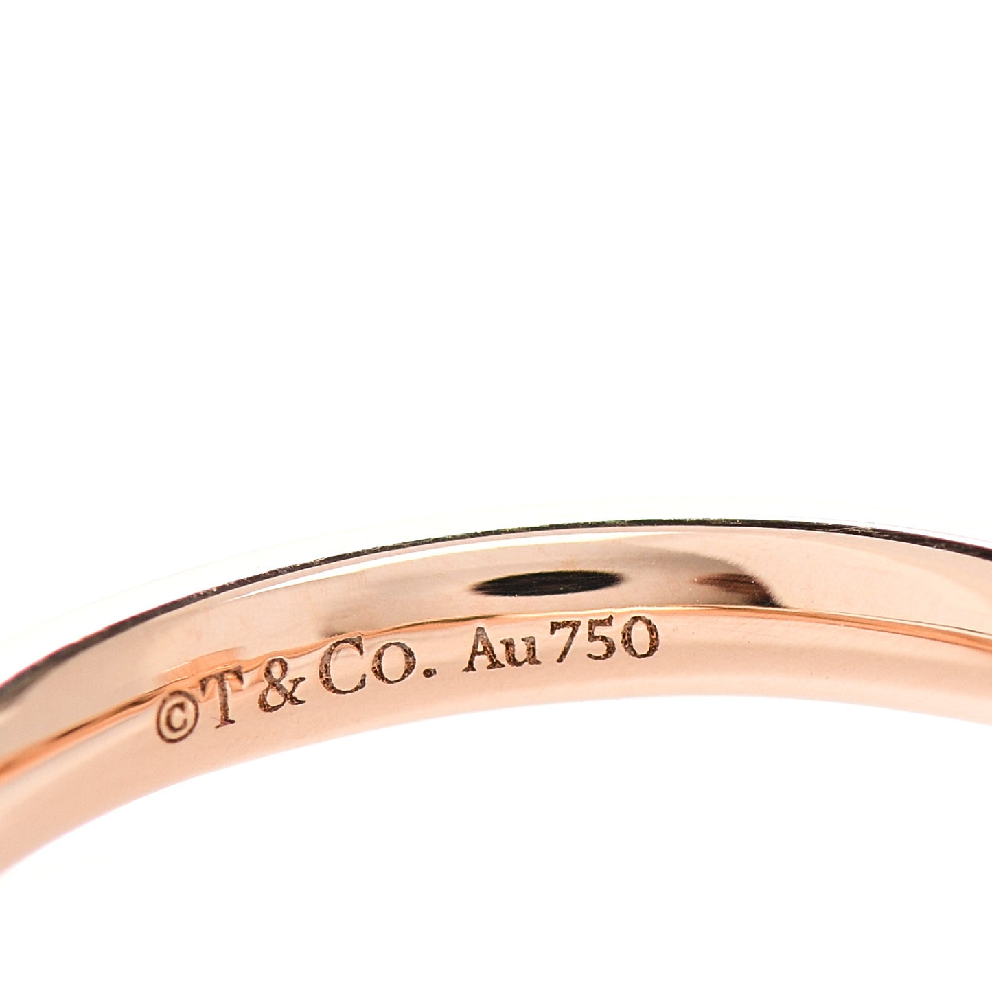 18K Rose Gold T T1 Ring 50 5.5