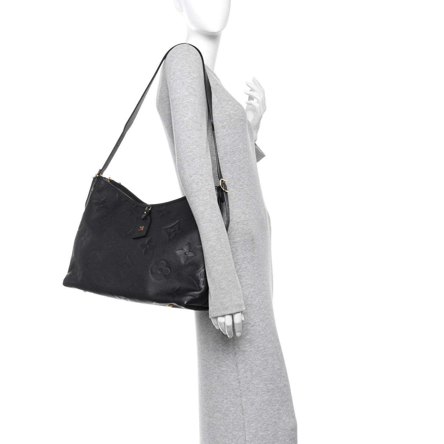 Louis Vuitton Empreinte Monogram Giant Carryall MM Black 2 of 10