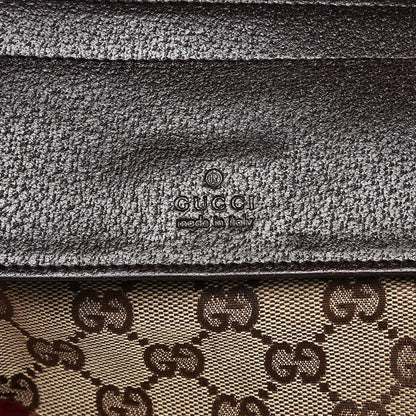 Gucci GG Monogram Double Pocket Belt Bag Dark Brown 9 of 9