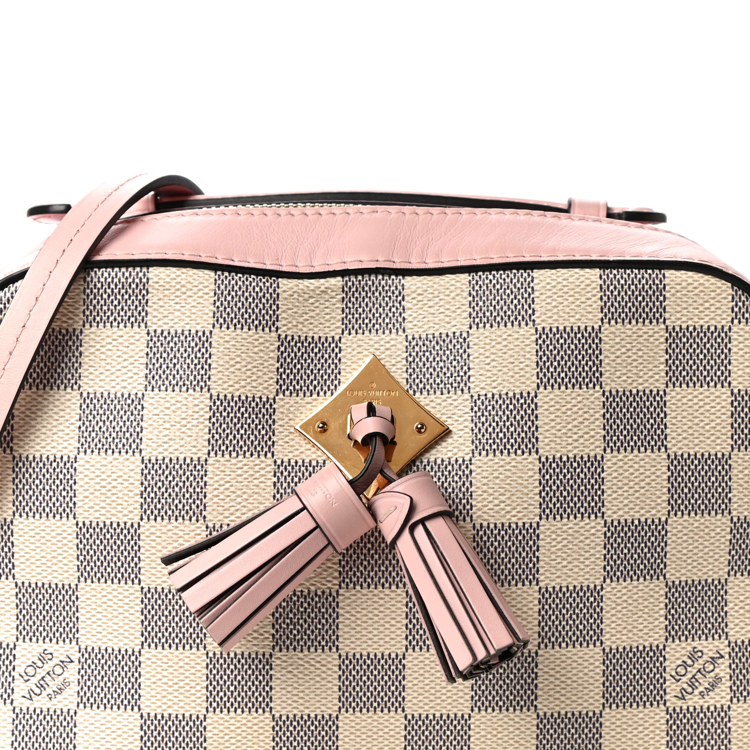Louis Vuitton Damier Azur Saintonge Eau de Rose 8 of 15