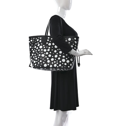 Louis Vuitton LV X YK Empreinte Neverfull MM Black White 2 of 10