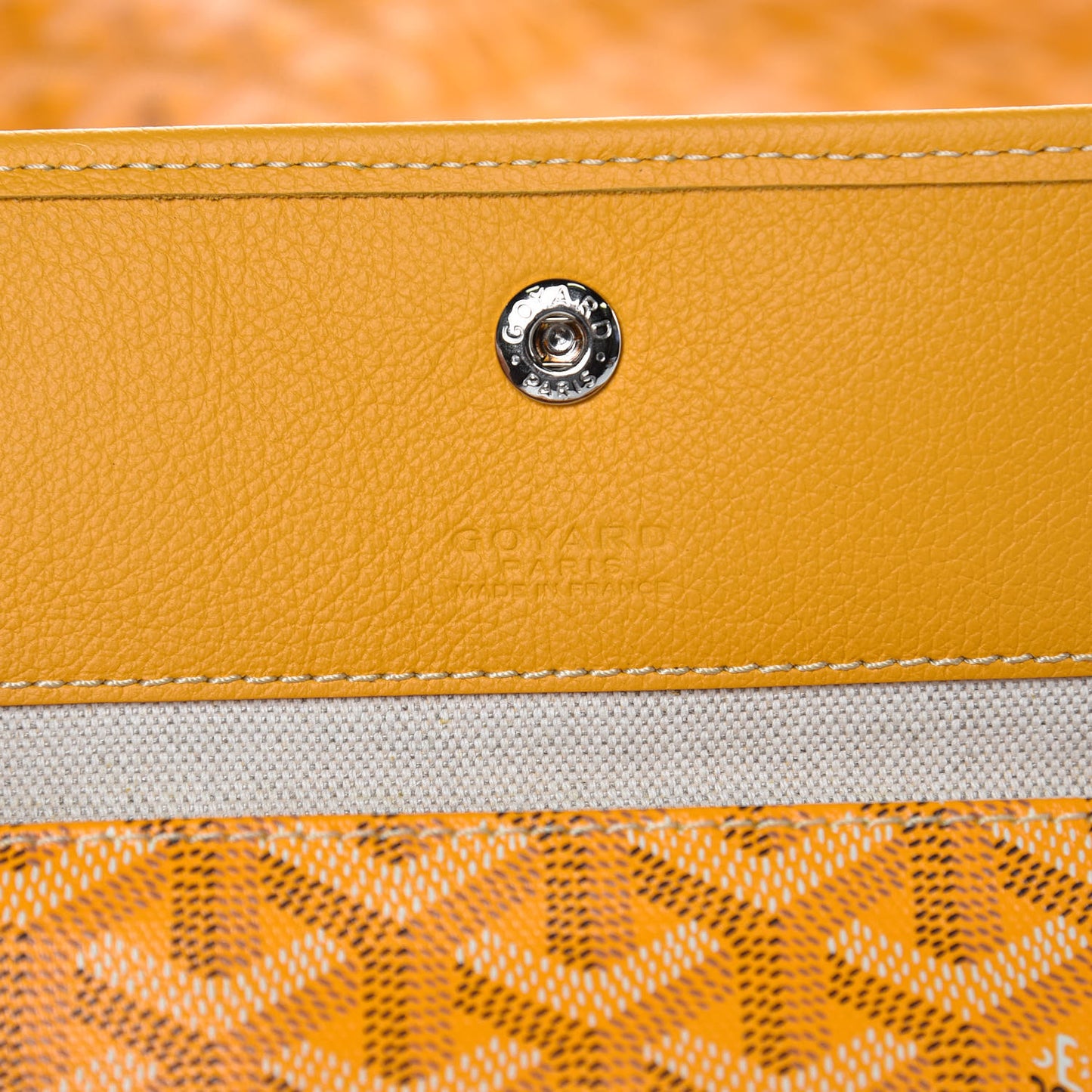 Goyardine Saint Louis PM Yellow