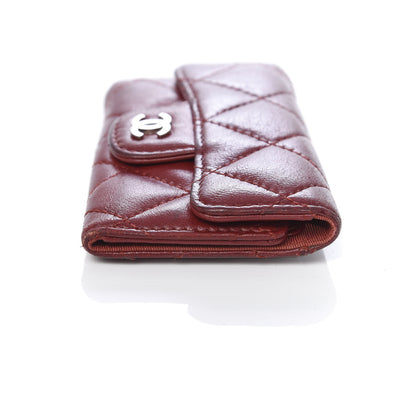 Chanel Lambskin Quilted 6 Key Holder Red 12 of 12