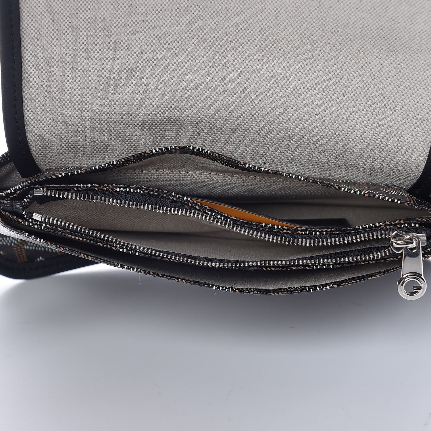 Goyard Goyardine Plumet Wallet Clutch Black 5 of 6