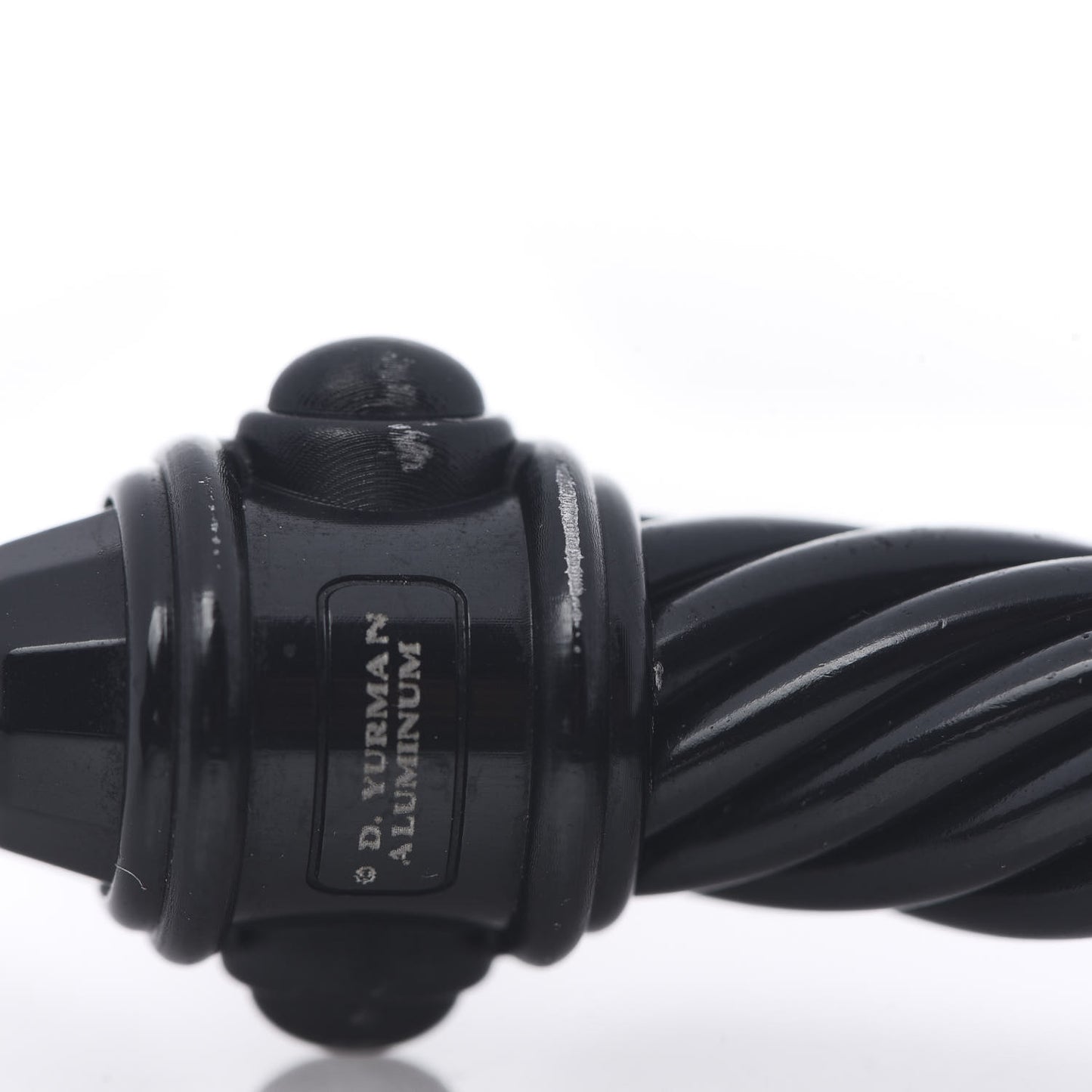 Aluminum 10mm Renaissance Cable Bracelet Black