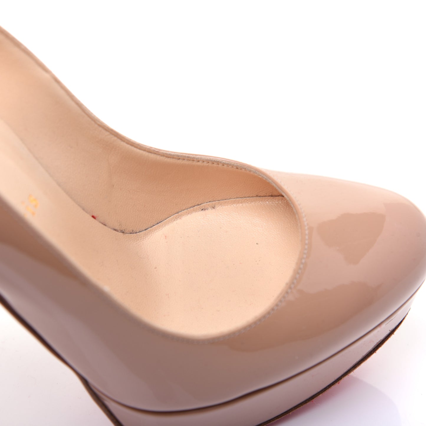 Patent Bianca 140 Pumps 37.5 Nude