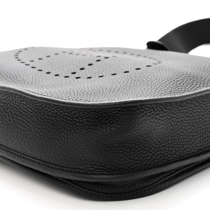 Hermes Taurillon Clemence Evelyne III PM Black 9 of 9