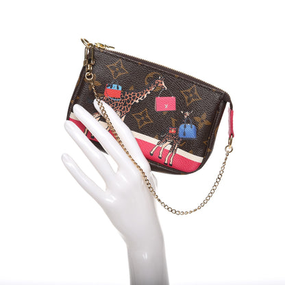 Louis Vuitton Monogram 2017 Christmas Animation Mini Pochette Accessories 2 of 13