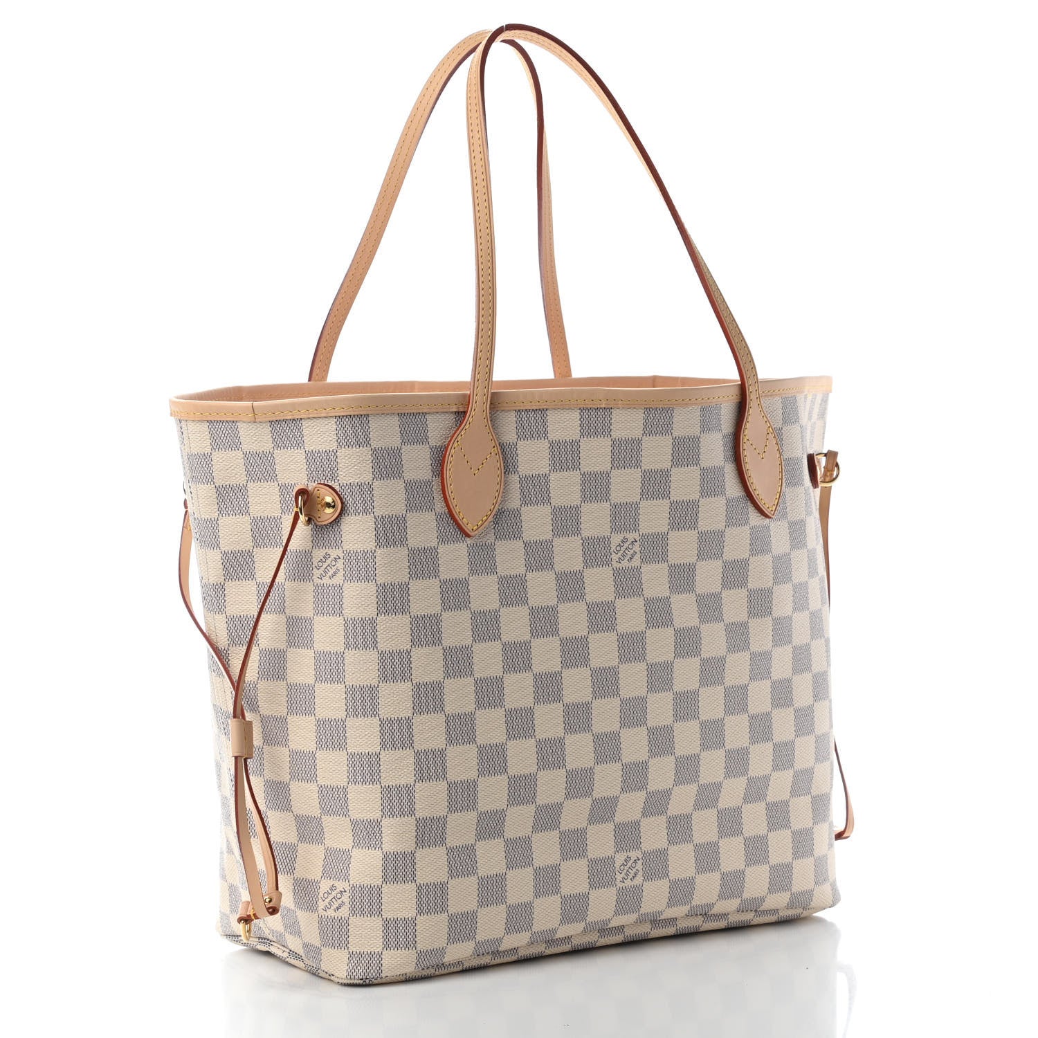 Louis Vuitton Damier Azur Neo Neverfull MM Rose Ballerine 3 of 8