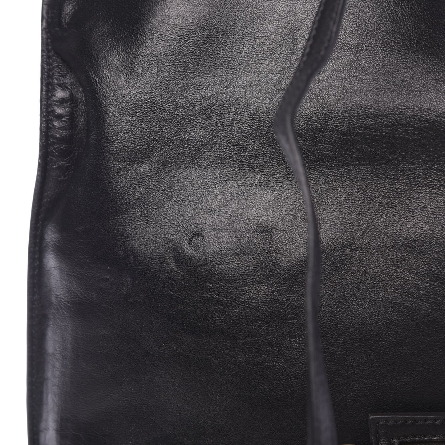 Ramskin Small Alix Padlock Zip Shoulder Bag Black