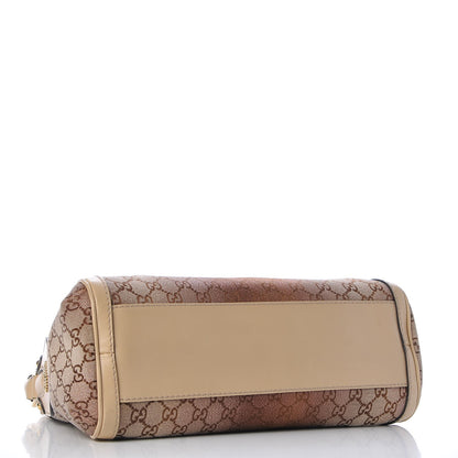 Gucci Monogram Lurex Small Scarlett Studded Interlocking G Hobo Bronze 4 of 11