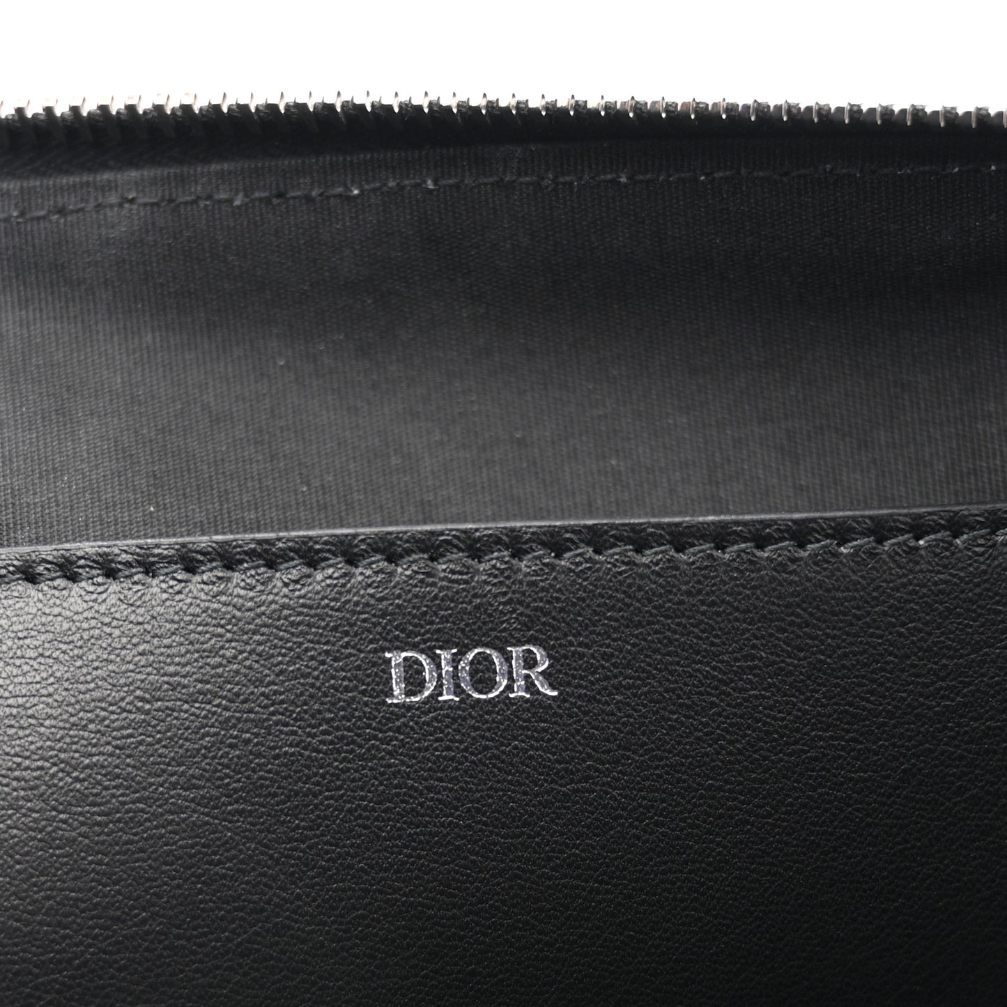 Oblique A4 Flat Pouch Clutch Blue