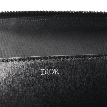 Christian Dior Oblique A4 Flat Pouch Clutch Blue 6 of 7