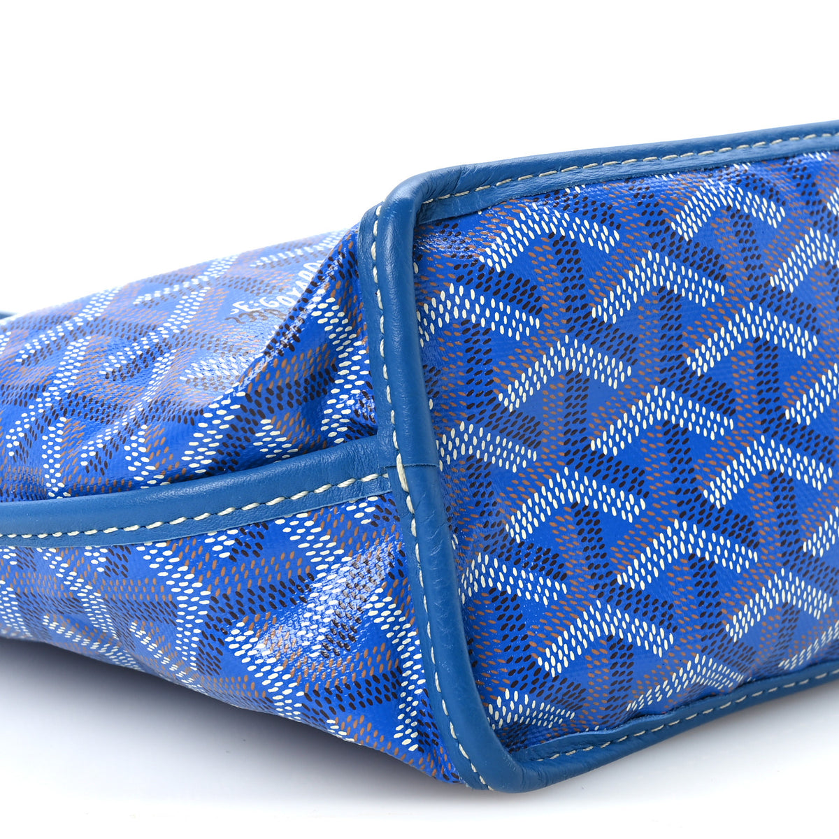 Goyardine Reversible Mini Anjou Sky Blue