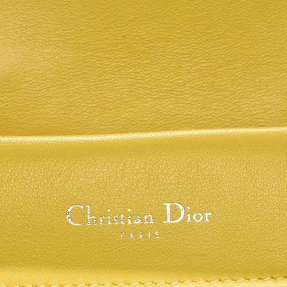 Christian Dior Smooth Calfskin Bi-Color Mini Be Dior Flap Bright Yellow Rose Dragee 11 of 13