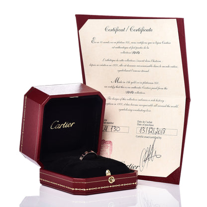 Cartier 18K Pink Gold 3.5mm LOVE Wedding Band Ring 53 6.5 5 of 5