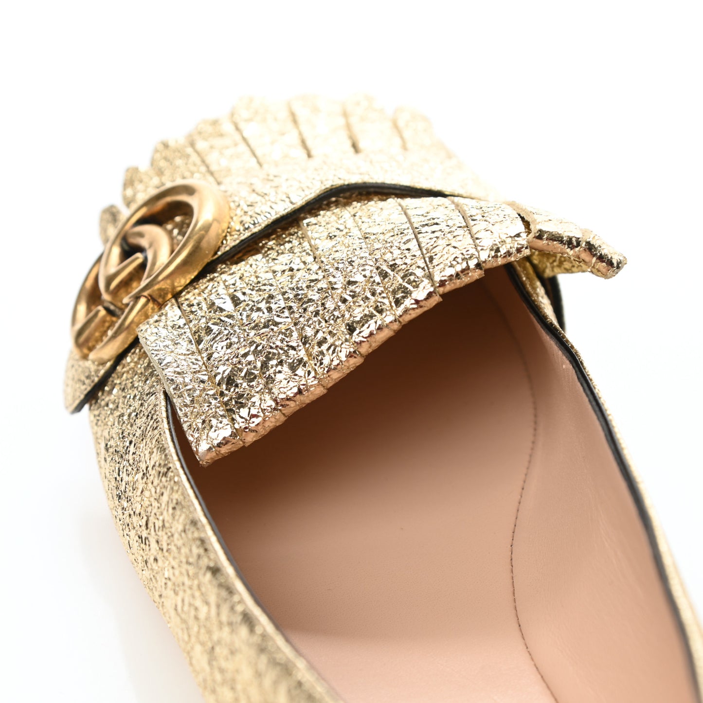 Galassia GG Marmont Fringe Flats 39 Platino