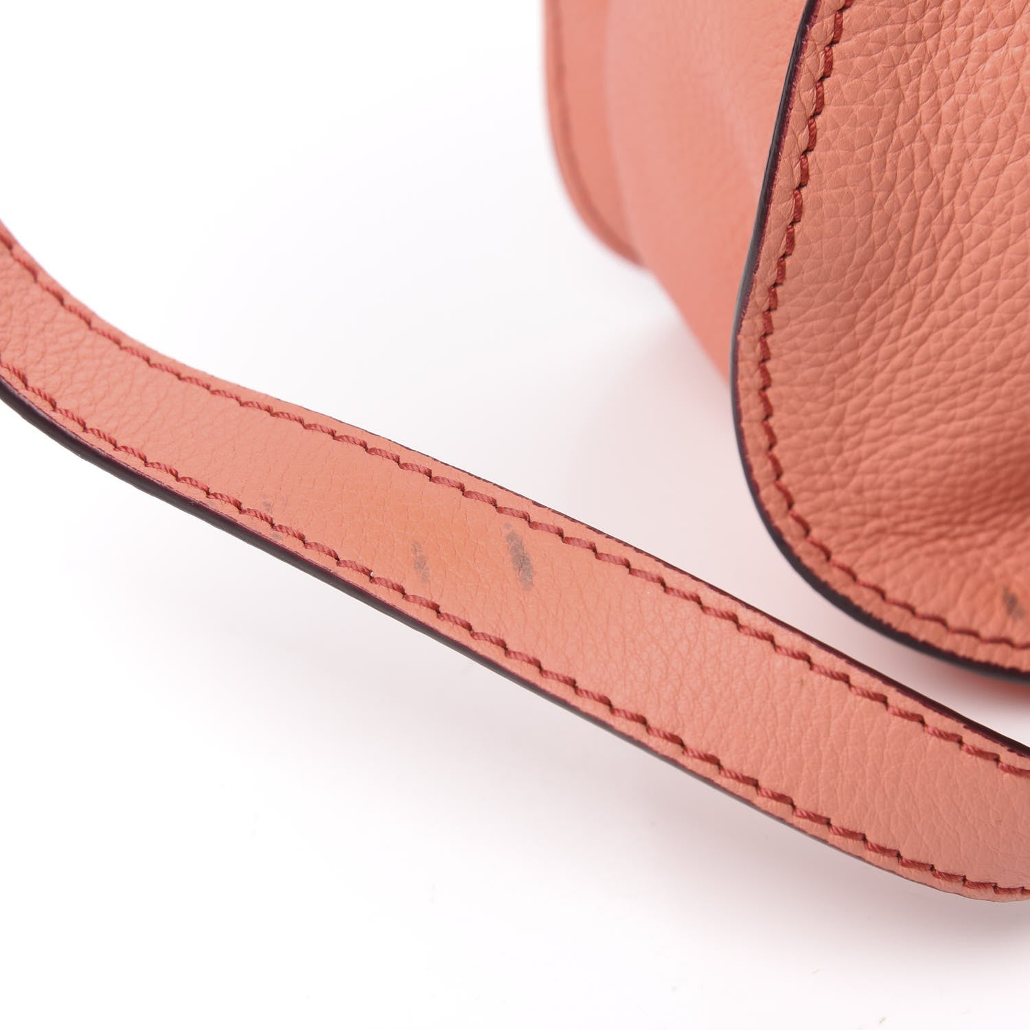 Chloe Calfskin Medium Marcie Satchel Coral Pop 7 of 11