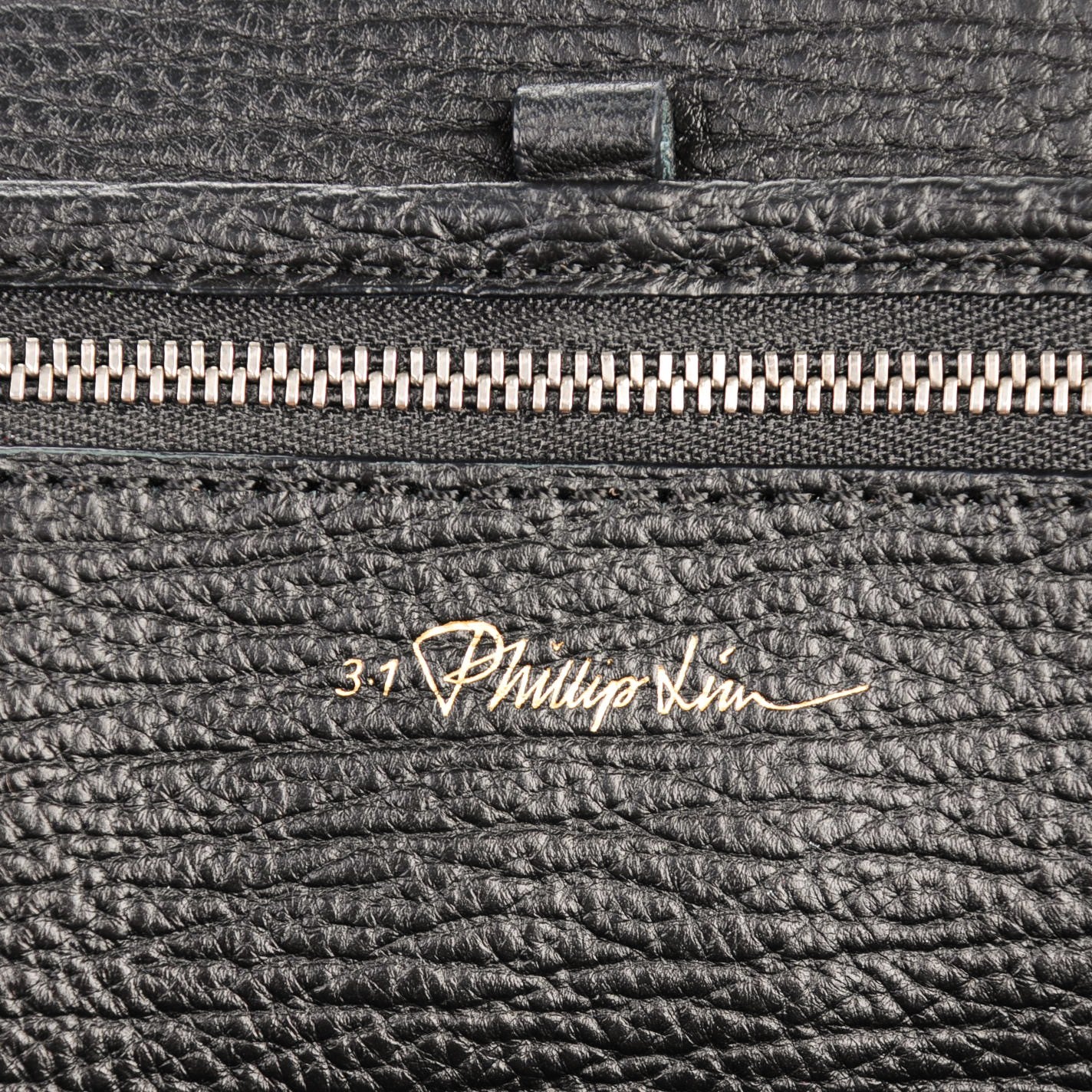 3.1 Phillip Lim 3.1 Textured Calfskin Medium Pashli Satchel Black 6 of 8