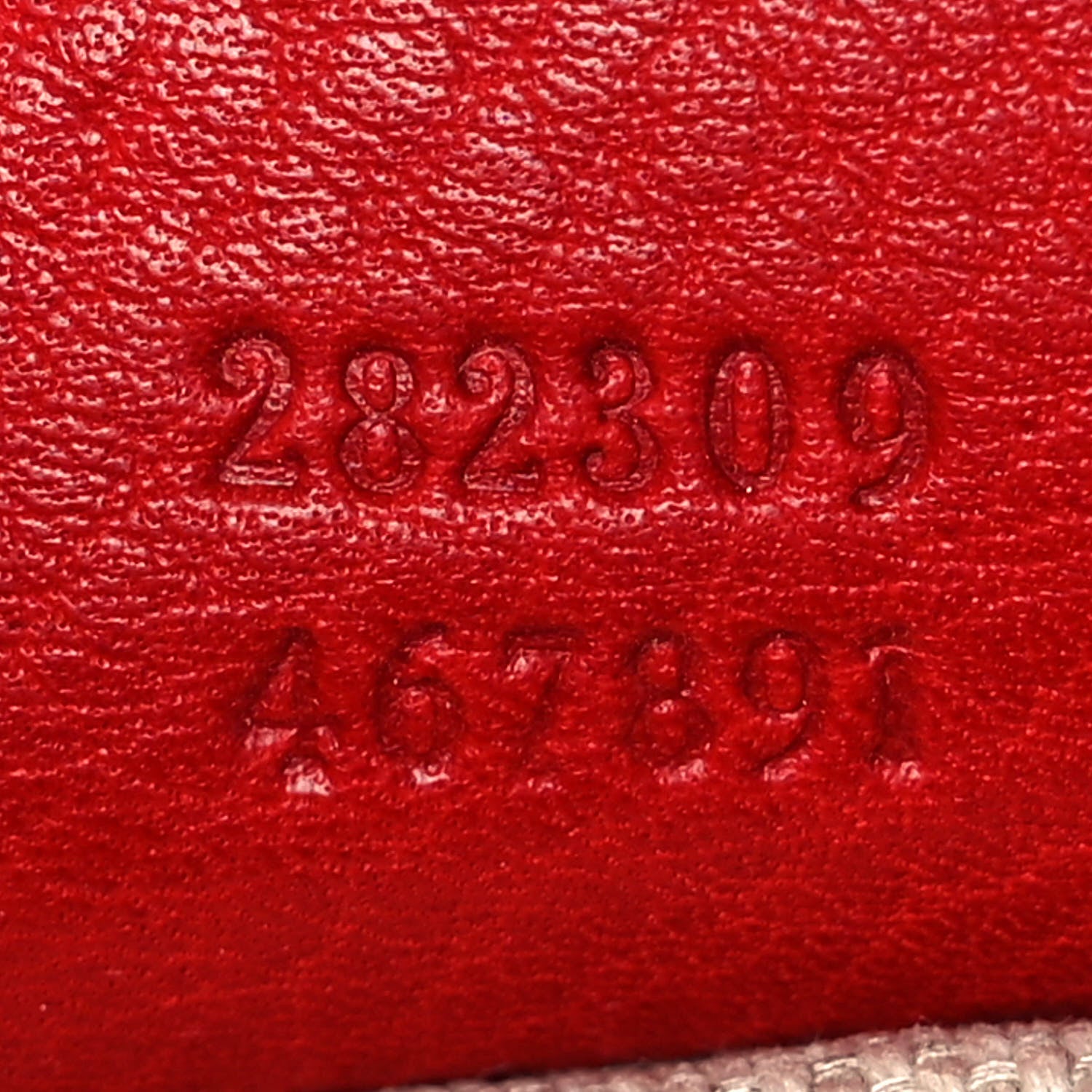 Gucci Pebbled Calfskin Medium Soho Shoulder Bag Red 7 of 12