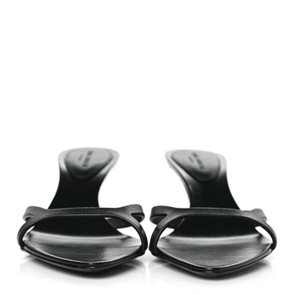 Saint Laurent Calfskin Carla 60 Mule Sandals 37 Black 2 of 8