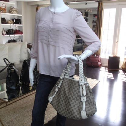 Gucci Monogram Pelham Ivory 2 of 13