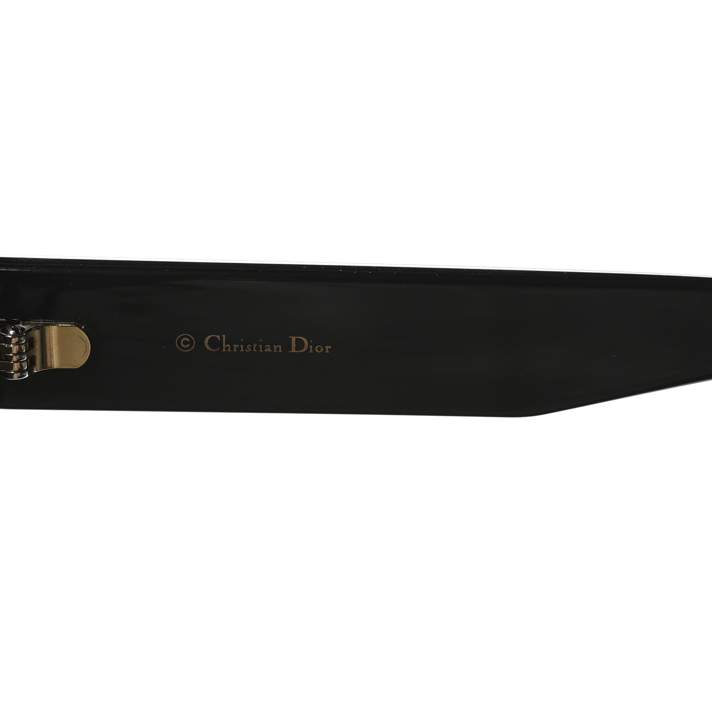 Acetate Oblique Oval Sunglasses Black
