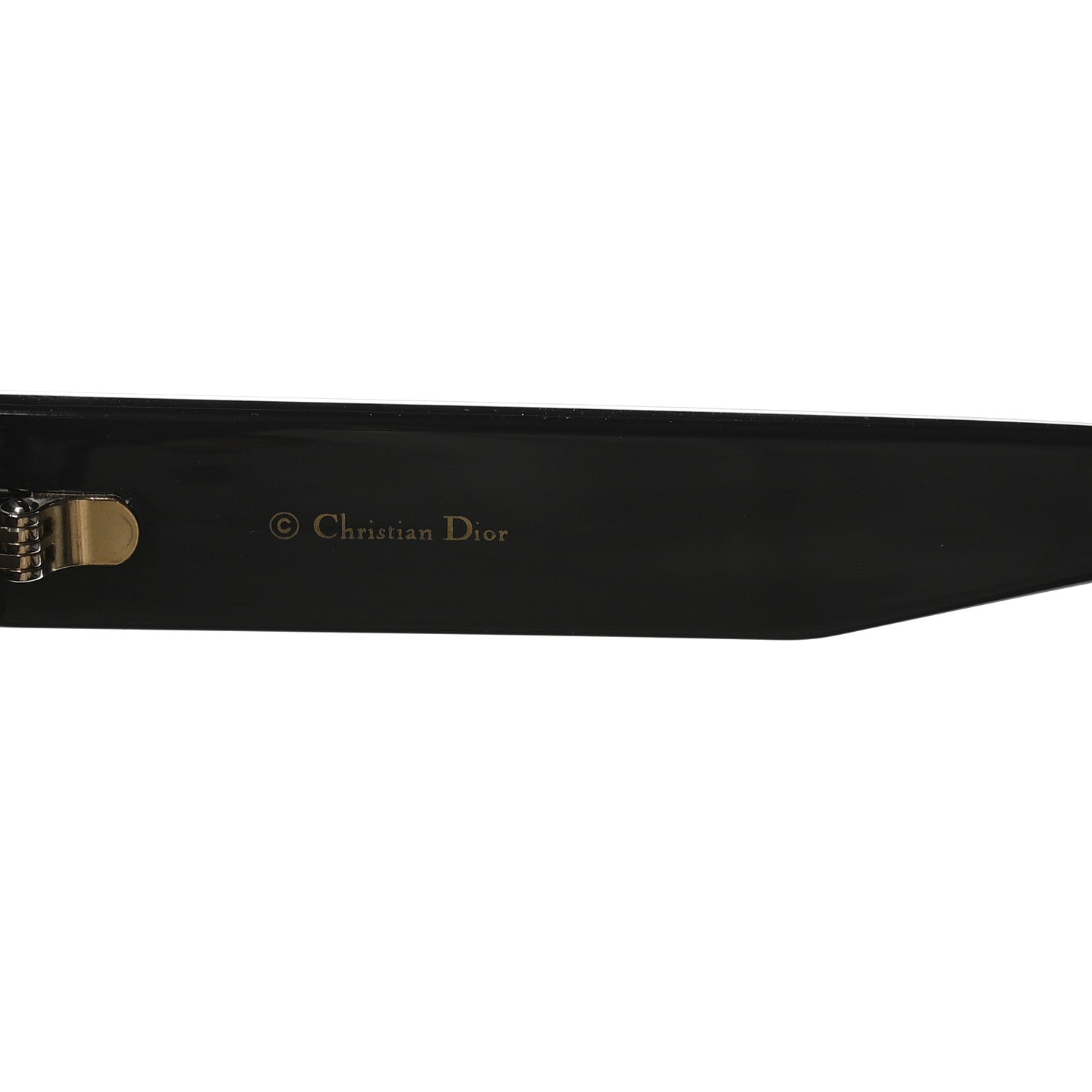 Christian Dior Acetate Oblique Oval Sunglasses Black 7 of 9