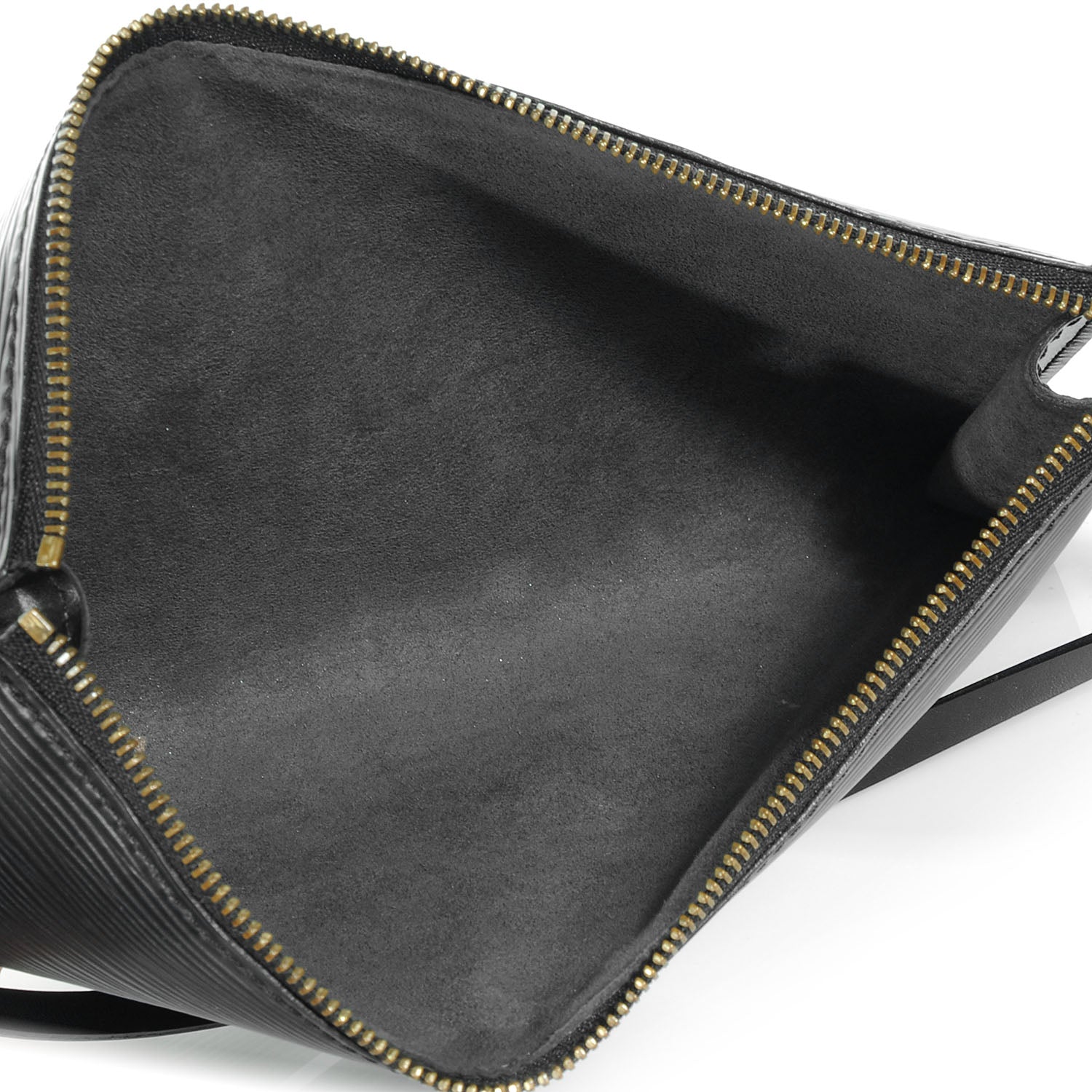 Louis Vuitton Epi Pochette Accessories 24 Black 5 of 7