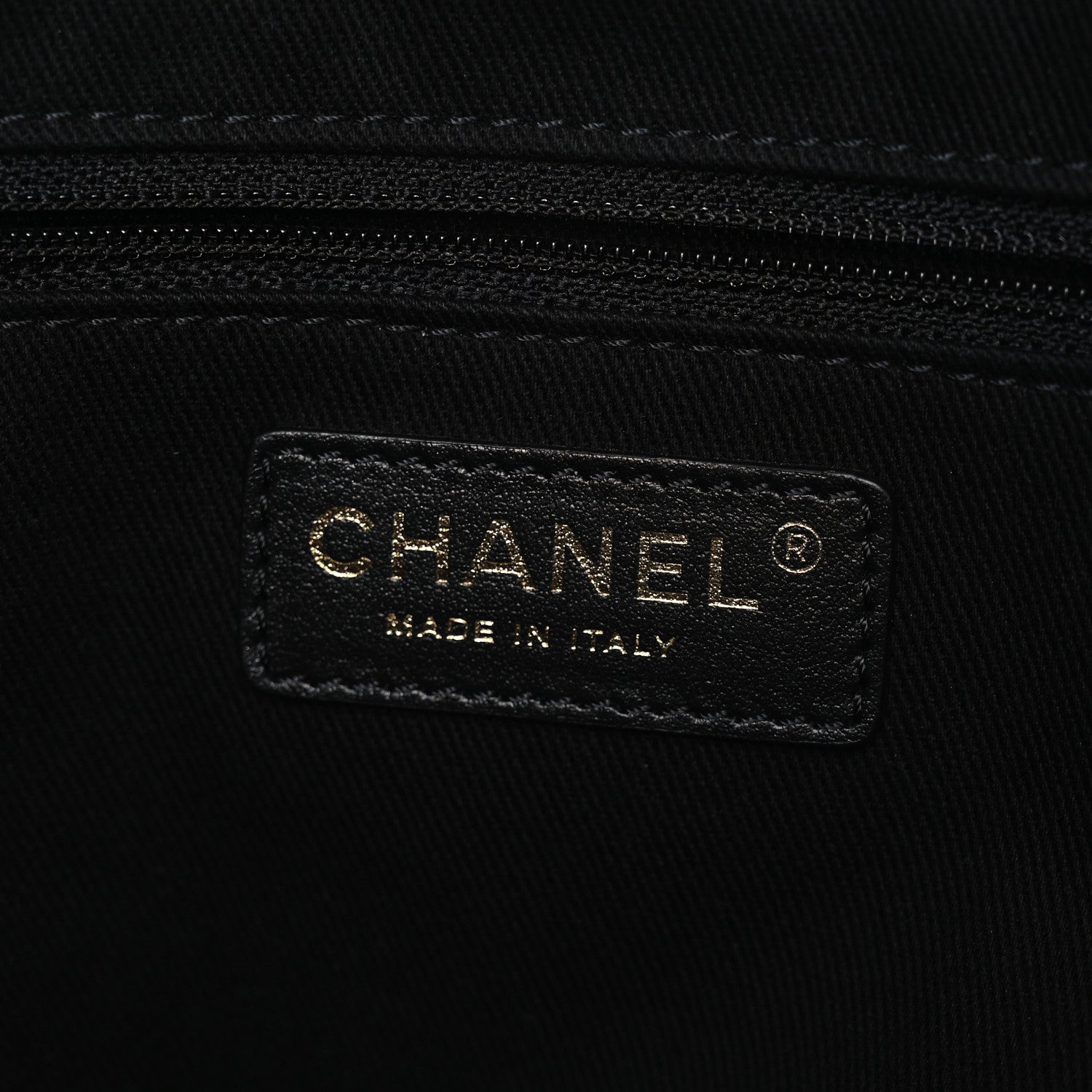 Chanel Mixed Fibers Calfskin Small Deauville Tote Blue 6 of 10