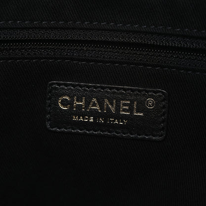 Chanel Mixed Fibers Calfskin Small Deauville Tote Blue 6 of 10