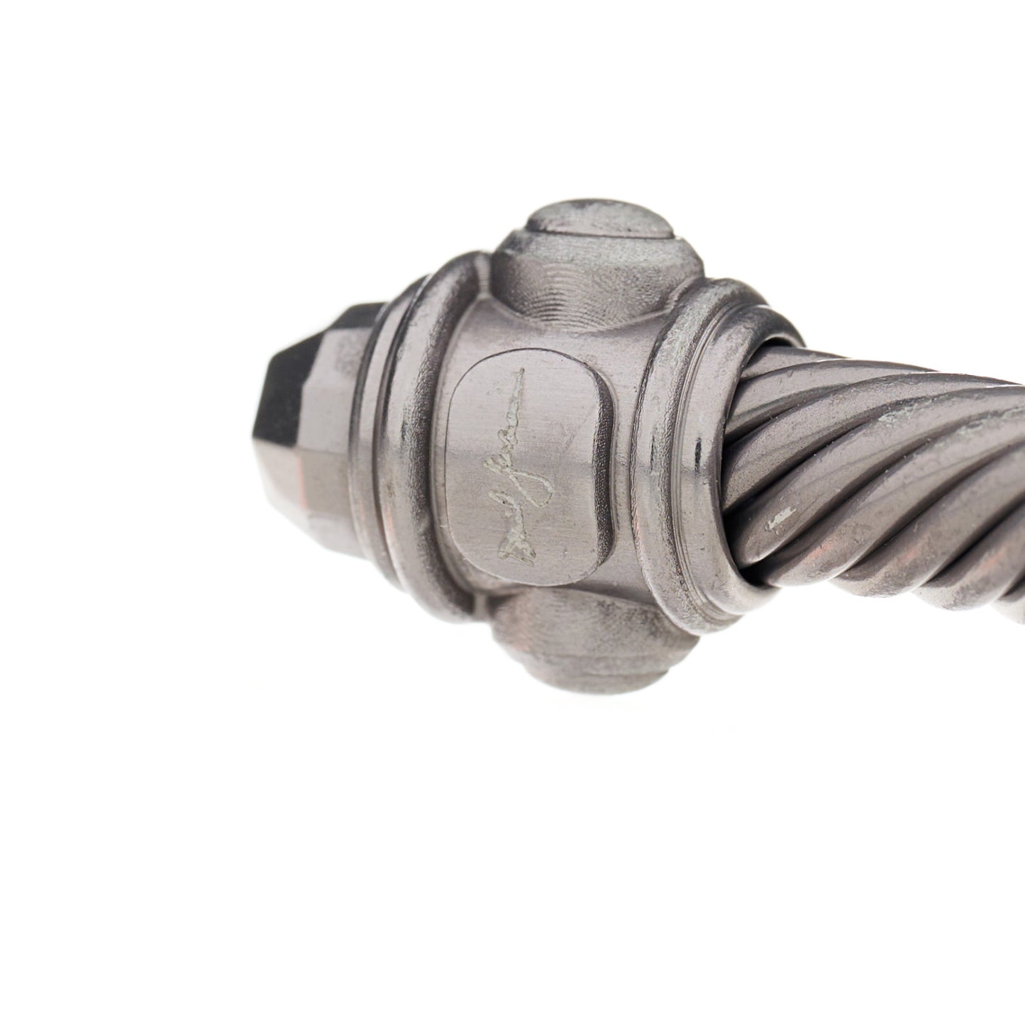 Aluminum 5mm Renaissance Bracelet Darkened Silver