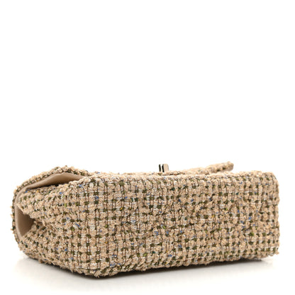 Chanel Tweed Quilted Mini Rectangular Flap Beige 4 of 11