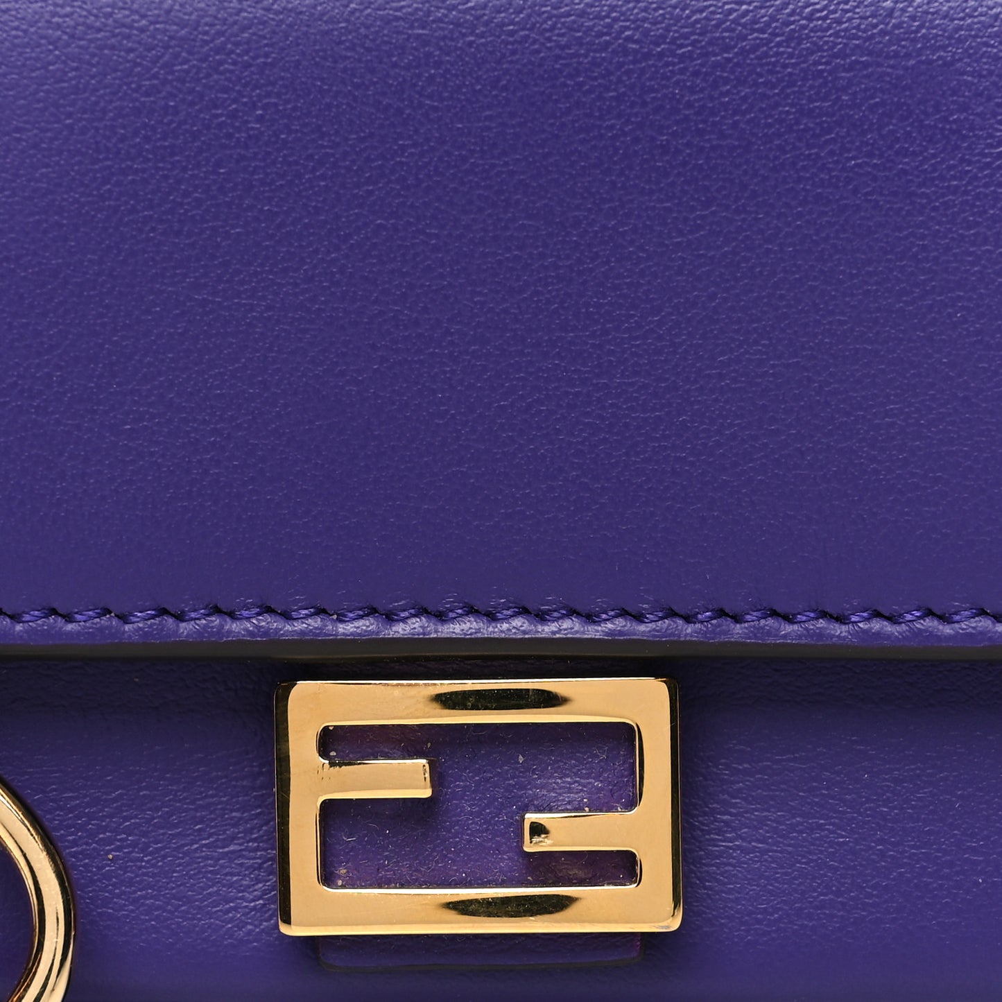 Vitello Century Opaco Nano Baguette Belt Charm Purple Rain