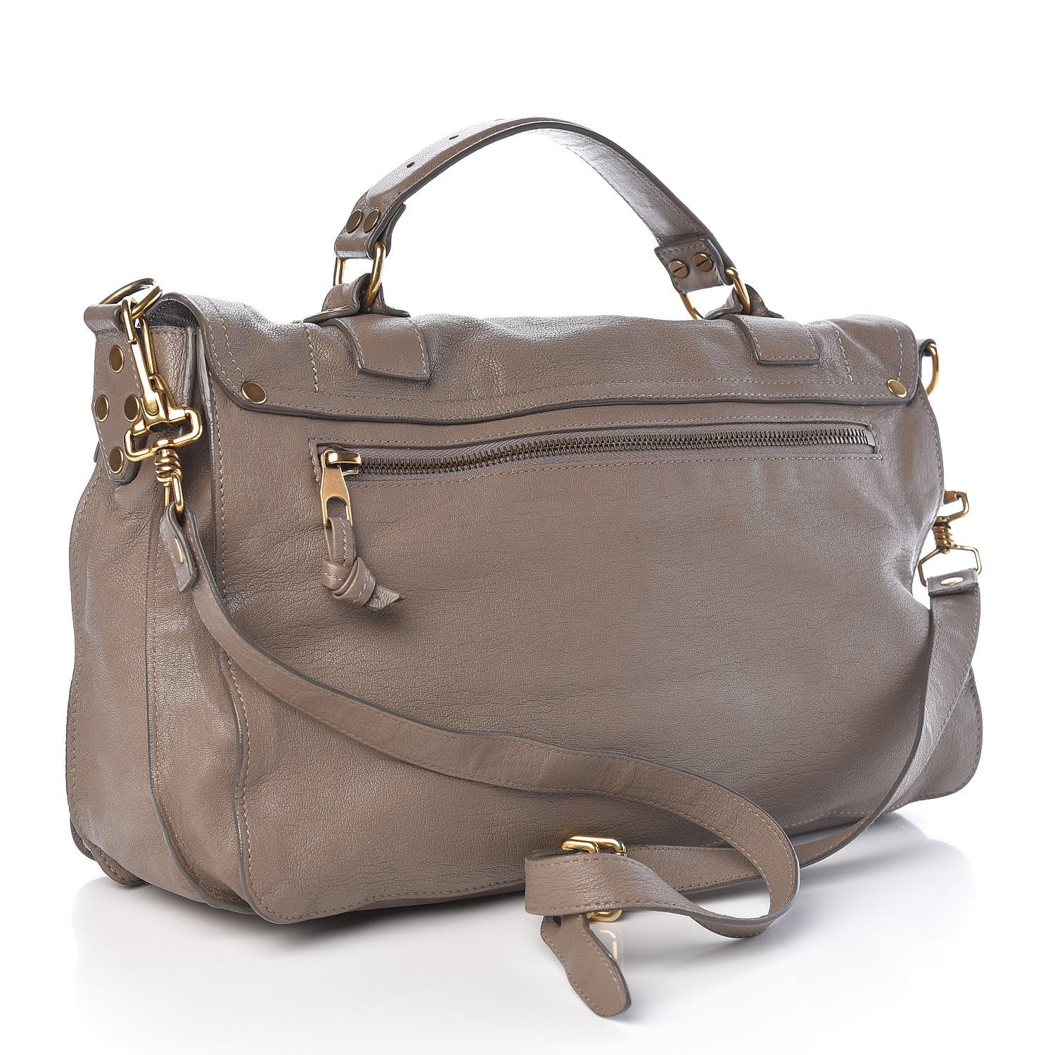 Proenza Schouler Lambskin Medium PS1 Satchel Smoke 3 of 23