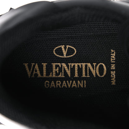 Valentino Garavani Nappa Suede Camouflage Mens Rockrunner Sneakers 41 Black 40.5 Black 7 of 10