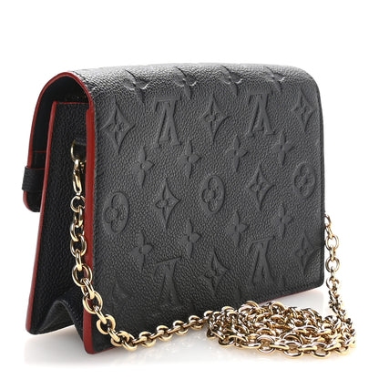 Louis Vuitton Empreinte Vavin Chain Wallet Marine Rouge 3 of 11