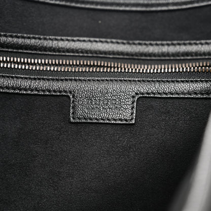 Gucci Goatskin Large Aphrodite Shoulder Bag Black 6 of 10