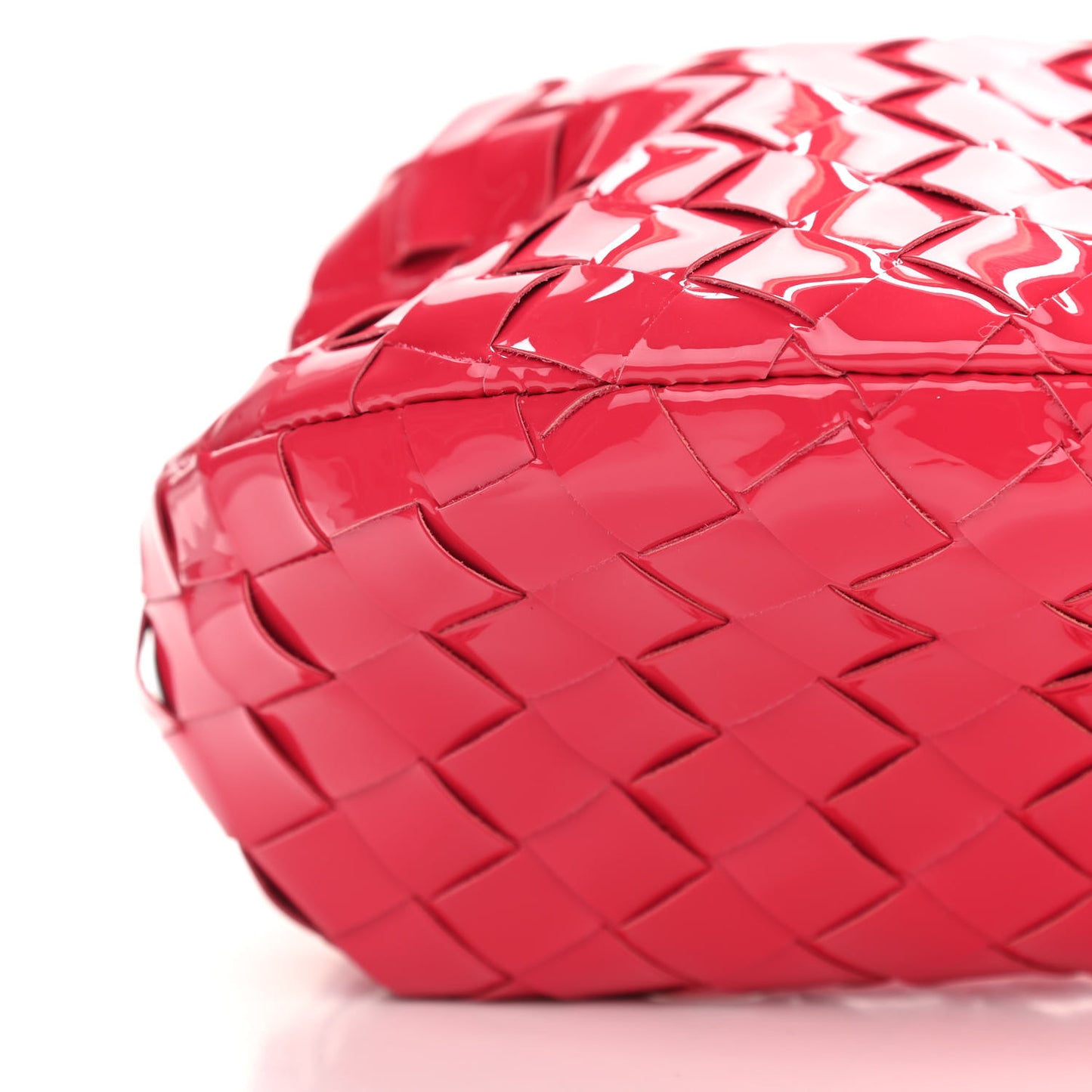 Patent Nappa Intrecciato Mini Jodie Candy Stripe