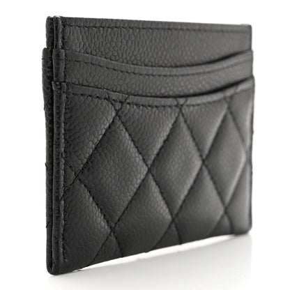 Chanel Caviar Quilted Card Holder Black 3 of 8