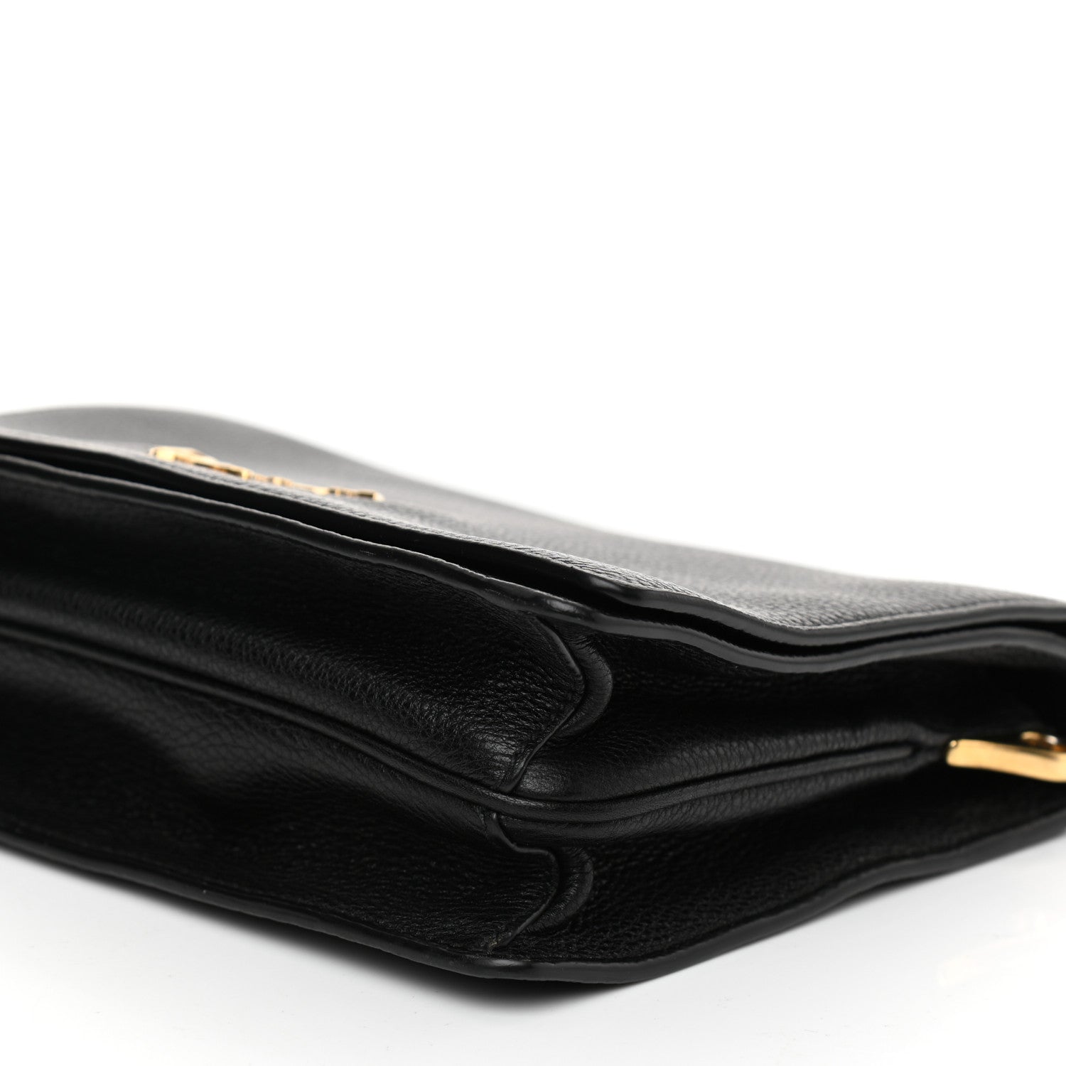 Prada Vitello Daino Flap Crossbody Black 10 of 10