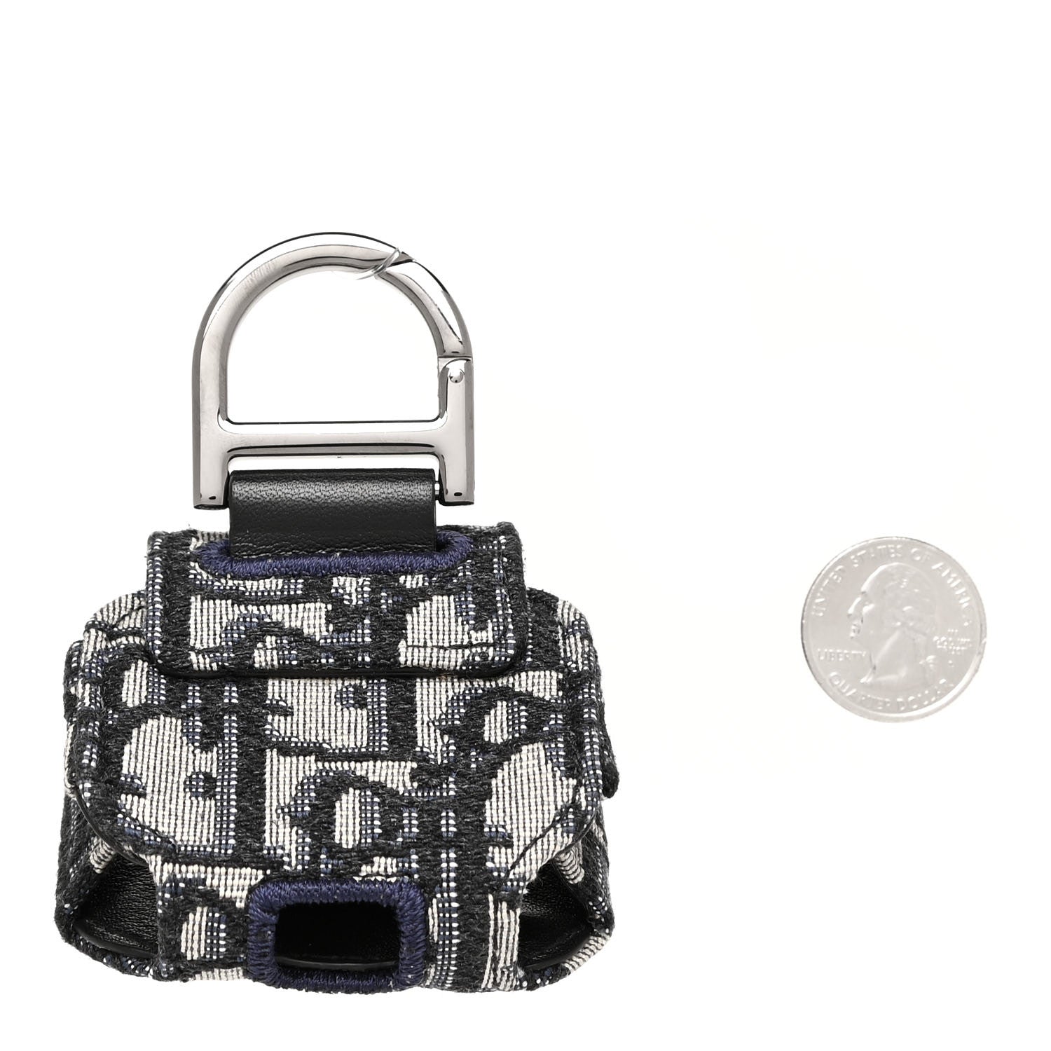 Christian Dior Oblique Airpod Pro Case Blue 2 of 7